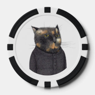 LDY'S MAID CAT-Poker-Chips Pokerchips