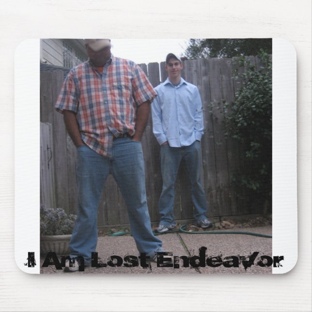 Le 14, bin ich verlorene Bemühung Mousepad (Vorne)