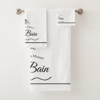 Le Bain Paris Badhandtuch Set