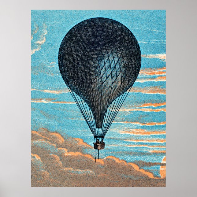 Le Ballon von E. Pichot Poster (Vorne)