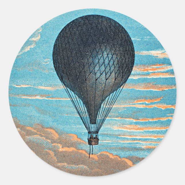 Le Ballon von E. Pichot Runder Aufkleber (Vorderseite)