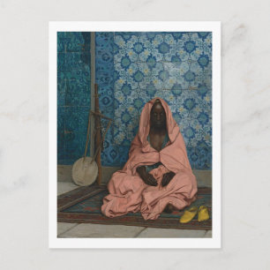 Le Barde Noir von Jean-Léon Gérôme, c1888 Postkarte