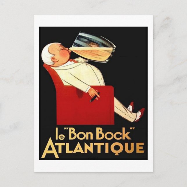 le Bon Bock Atlantique Postkarte (Vorderseite)