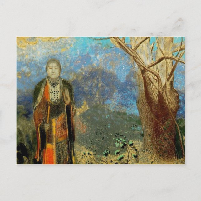 Le Bouddha (Buddha) Postkarte (Vorderseite)