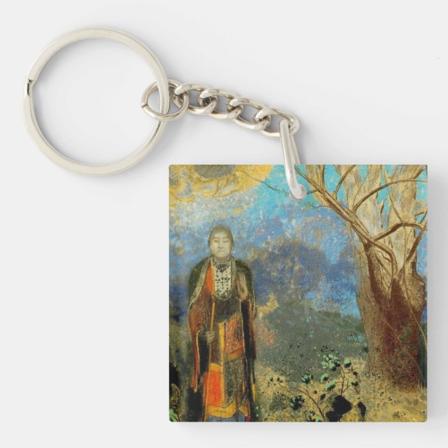 Le Bouddha (der Buddha) Schlüsselanhänger (Vorderseite)