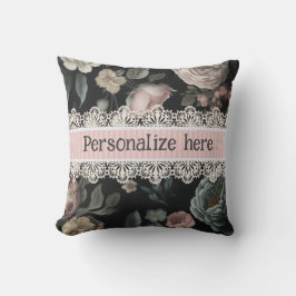 Le Boudoir Vintag Lace und Fabric Kissen