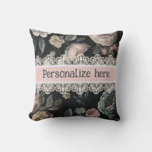 Le Boudoir Vintag Lace und Fabric Kissen