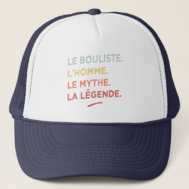 Le bouliste l'homme le mythe la legende truckerkappe (Vorderseite)
