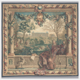 Le Brun - Schloss Monceaux Monat Dezember Aufkleber