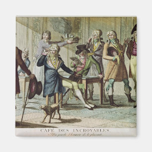 Le Cafe des Incroyables, 1797 Magnet