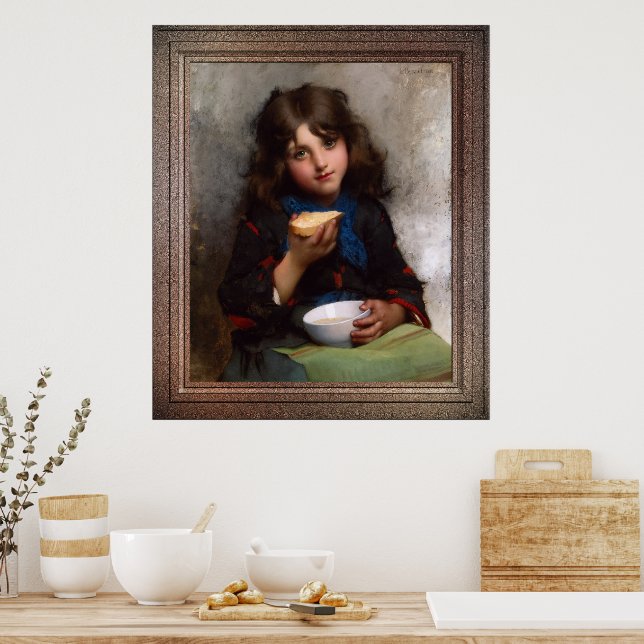 Le Casse-Croûte von Léon-Jean-Basile Perrault Poster (Küche)