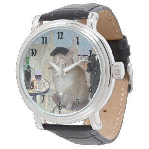 Le Cat du Café Armbanduhr