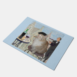 Le Cat du Café Fußmatte