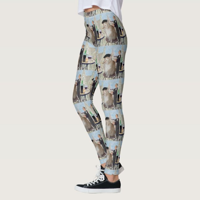 Le Cat du Café Leggings (Links)