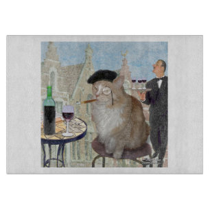 Le Cat du Café Schneidebrett