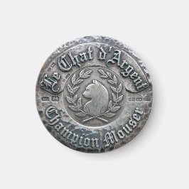 Le Chat d'Argent Champion Mäusejäger  Magnet