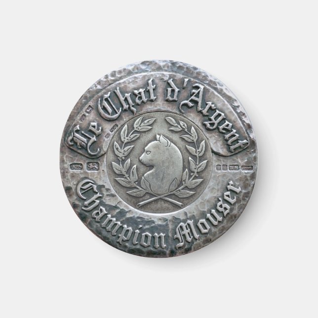 Le Chat d'Argent Champion Mäusejäger  Magnet (Vorne)