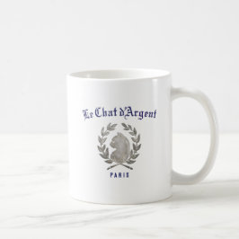 Le Chat d'Argent Paris Französisches Bistro Vintag Kaffeetasse