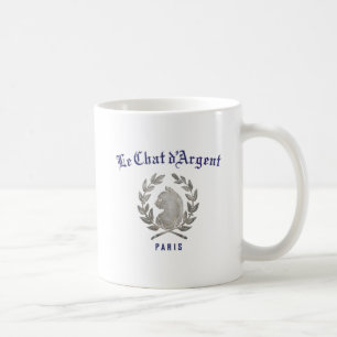 Le Chat d'Argent Paris Französisches Bistro Vintag Kaffeetasse