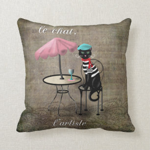 Le Chat, La Reine, L'artiste Kissen