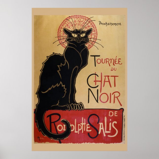 Le Chat Noir - Die schwarze Katze Poster (Vorne)