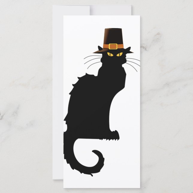 Le Chat Noir Erntedank Pilgrim Hat (Vorderseite)