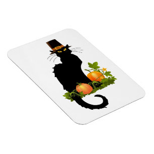 Le Chat Noir Erntedankfest und Pilgertürkei Magnet