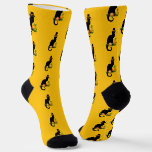 Le Chat Noir Erntedankfest und Pilgertürkei Socken