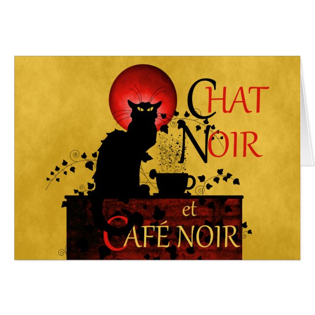 Le Chat Noir et Café Noir (Vorderseite (Horizontal))
