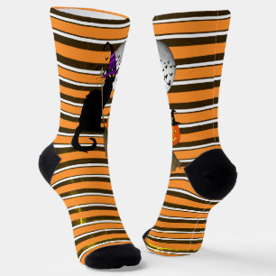 Le Chat Noir Halloween Hexe Socken