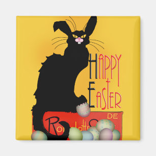 Le Chat Noir - Happy Oaster Magnet