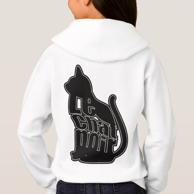 Le Chat Noir Hoodie (Rückseite)