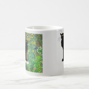 Le Chat Noir im Klimt-Garten Kaffeetasse