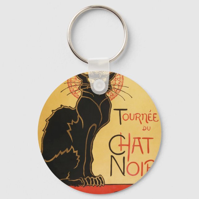 Le Chat Noir Key Chain Schlüsselanhänger (Vorderseite)