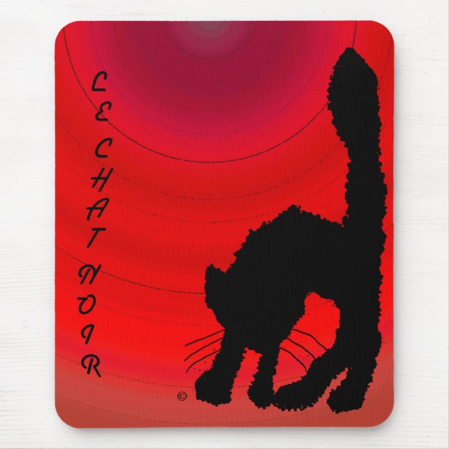 Le Chat Noir Mousepad (Vorne)