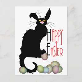 Le Chat Noir Ostersonnige Ohren Feiertagspostkarte