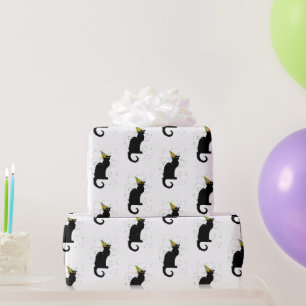 Le Chat Noir Partyhut Konfetti-Feier Geschenkpapier