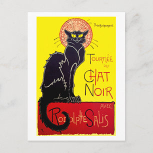 Le Chat Noir Postcard Postkarte
