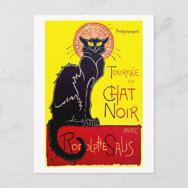 Le Chat Noir Postcard Postkarte (Vorderseite)
