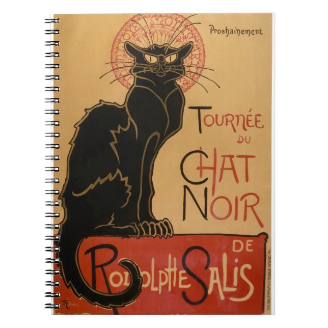 Le Chat Noir - Steinlen Notizblock (Vorderseite)
