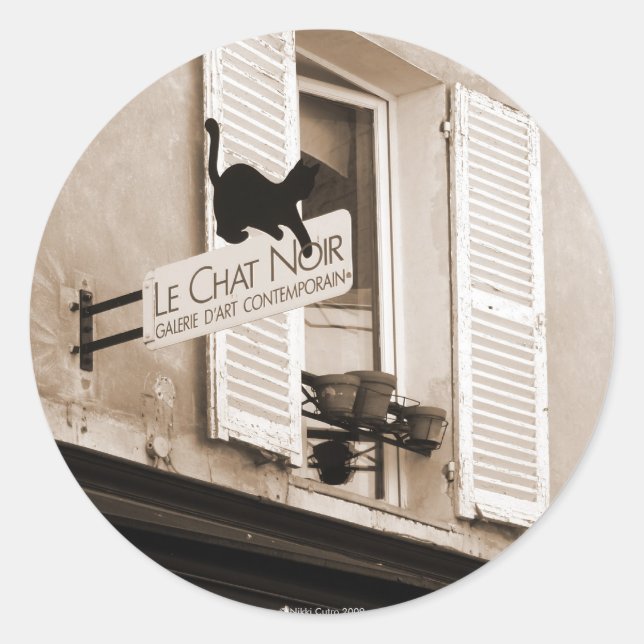 Le Chat Noir Sticker (Vorderseite)
