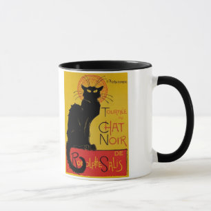 "Le chat noir" Tasse