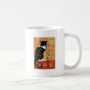 Le Chat Noir und Blanc 2 Seite Tasse