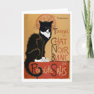 Le Chat Noir und Blanc Karte