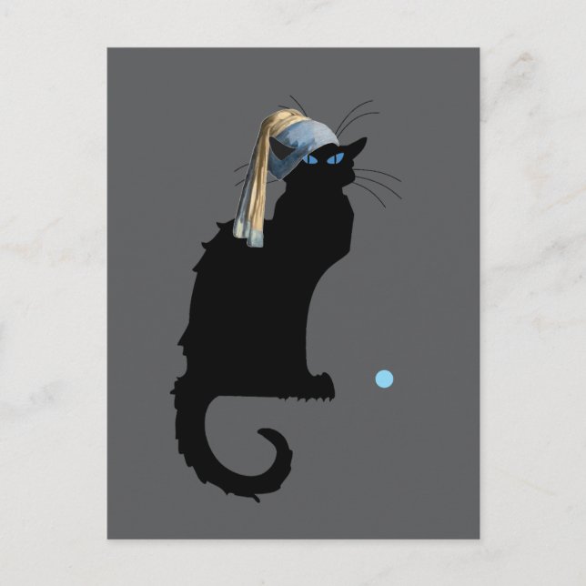 Le Chat Noir und Blue Pearl, Postkarte (Vorderseite)