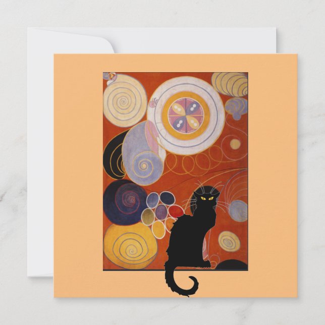 Le Chat Noir und Hilma ap Klint, Einladung (Vorderseite)