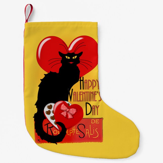 Le Chat Noir Valentine's Day Kleiner Weihnachtsstrumpf (Vorderseite)