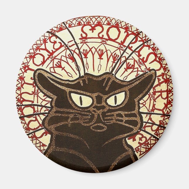 Le Chat Noir, Vente Hôtel Drouot Magnet (Vorne)