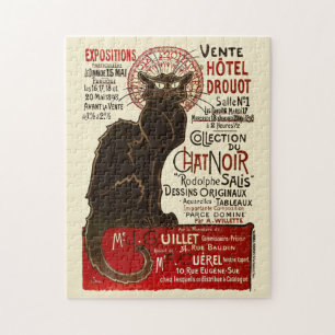 Le Chat Noir, Vente Hôtel Drouot Puzzle