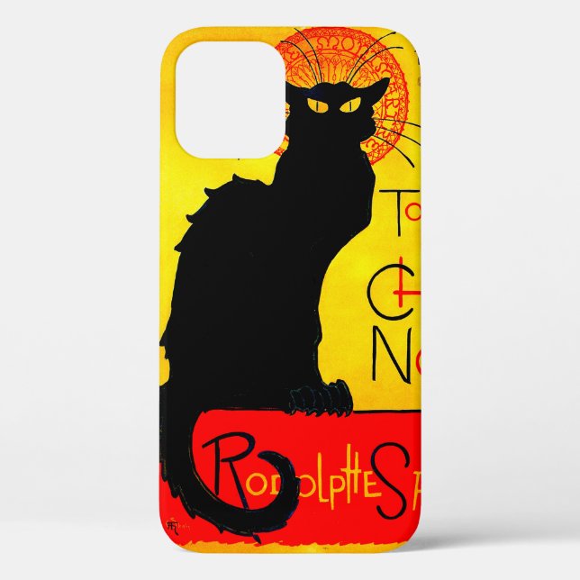 Le Chat Noir Vintag Case-Mate iPhone Hülle (Rückseite)